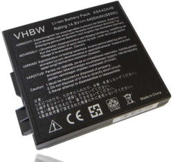 VHBW Notebook akkumulátor Asus 90-N9X1B1000, 70-N9X1B1000, A42-A4 - 4400 mAh 14, 8 V Li-Ion, fekete (800106123)