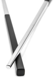 VHBW Rozsdamentes acél evőpálcika készlet, fekete-ezüst, 23 cm, 1 pár, újrafelhasználható (888101412)