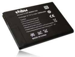 VHBW Mobiltelefon akkumulátor HTC 35H00201-04M - 1800 mAh 3, 7 V Li-Ion - Okostelefon akkumulátor (800103751)