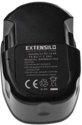 VHBW Elektromos kéziszerszámgép akkumulátor Dewalt DE9092, DE9091, DE9094, DC9091, DE9038 akkumulátort - 3300 mAh, 14, 4 V, NiMH (888401003)