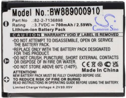 VHBW Vezeték nélküli fejhallgató akku a SteelSeries 82-2-7136898-hoz - 700 mAh 3, 7 V Li-Ion (889000910)