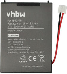 VHBW Bébiőr elem Audioline 494521P, 494251P, BPCK1500LI - 900 mAh 3, 7 V Li-Ion (800113633)