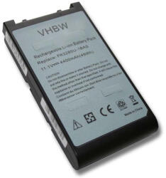 VHBW Notebook akkumulátor PA3284U-1BRS, PA3284U-1BAS, PA3285U-1BAS - 4400 mAh 11, 1 V Li-Ion, fekete (800100837)