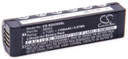 VHBW Shure SB902A, SB902 vezeték nélküli rendszer akkumulátorának - 1100 mAh 3, 7 V Li-Ion (800116754)
