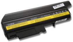 VHBW Notebook akkumulátor IBM 08K8196, 08K8195, 08K8194, 08K8197 - 6600 mAh 10, 8 V Li-Ion, fekete (800101123)