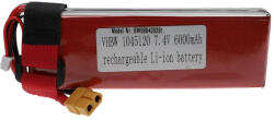 VHBW Modellkészítő eszköz akkumulátor - 6000 mAh 7, 4 V Li-polimer, XT60 (888400391)
