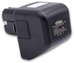 VHBW Elektromos kéziszerszámgép akkumulátor Gesipa CPT12/2 EHD vakszegecspisztolyt - 1500 mAh, 12 V, NiMH (800112931)