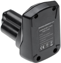 VHBW Elektromos kéziszerszámgép akkumulátor Metabo 6.255. 85, 6.254. 39, 6.254. 38, 6.254. 36 - 4000 mAh, 10, 8 V, Li-Ion (888201255)