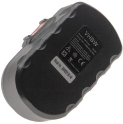 VHBW Elektromos kéziszerszámgép akkumulátor Bosch 2 607 335 266, 2 607 335 278, 2607335535 - 1500 mAh, 18 V, NiMH akkumulátort (800109148)