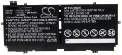 VHBW Notebook akkumulátor Dell XX3T7, 52TWH - 6500 mAh 7, 6 V Li-polymer (888202847)