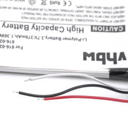 VHBW MP3-lejátszó akku Apple 616-0283, 616-0287, 616-0282, 616-0292 - 400 mAh 3, 7 V Li-polymer (800100110)
