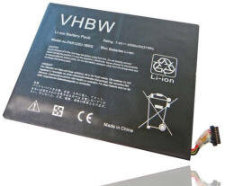 VHBW Notebook akkumulátor Toshiba PA5123U-1BRS - 4200 mAh 7, 4 V Li-polimer, fekete (800107077)