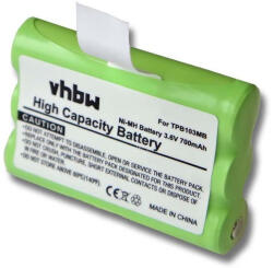 VHBW Babafigyelő elem a TPB103MB-hoz - 700 mAh 3, 6 V NiMH (800103525)