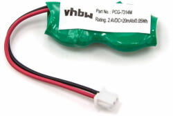 VHBW Számítógép BIOS akkumulátor 2/V15H, FL2/V11H-WR, 2/V30H, 2/V20H, PCG-91111M - 20 mAh 2, 4 V NiMH (800109721)