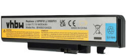 VHBW Notebook akkumulátor Lenovo L10P6F01, 57Y6626, 57Y6625, L10S6F01 - 4400 mAh 11, 1 V Li-Ion, fekete (800104020)
