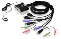 ATEN Превключвател kvm aten cs692, дву портов usb hdmi превключвател (aten-cs692-at) - hits