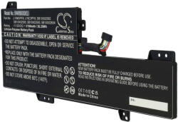 VHBW Notebook akkumulátor Lenovo L19C3PF8, 5B10X02593, 5B10X02604 - 3150 mAh 11, 52 V Li-polymer (889000653)