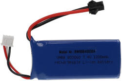 VHBW Modellkészítő eszköz akkumulátor - 1200 mAh 7, 4 V Li-polimer, SM-2P (888400364)
