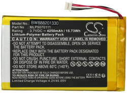 VHBW Autódiagnosztikai eszköz akku az Autel MLP5070111-hez - 5000 mAh 3, 7 V Li-polimer (888201330)