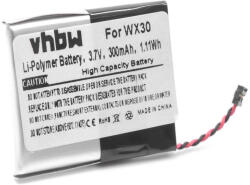 VHBW Motorola SNN5951A, SNN5950A, WX30 Okosóra Elem - 300 mAh 3, 7 V Li-polimer (800112616)