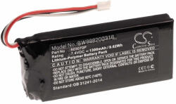 VHBW Akkumulátor JBL 503070P-t JBL hangszóróhoz - Li-polimer 1300 mAh (888200316)