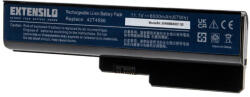 VHBW Notebook akkumulátor Lenovo 42T4726, 42T4725, 57Y6266, 51J0226 - 6000 mAh 11, 1 V Li-Ion, fekete (888400130)
