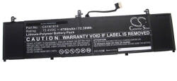 VHBW Notebook akkumulátor Asus C41N1814, 0B200-03120100, C41PpEH - 4700 mAh 15, 4 V Li-polymer (888202022)