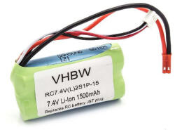 VHBW Modellkészítő eszköz akkumulátora MJX RC helikopterhez F45, F645 - 1500 mAh 7, 4 V Li-Ion, JST (800115998)