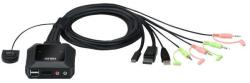 ATEN Превключвател KVM ATEN CS52DP, Дву портов USB-C DisplayPort (ATEN-CS52DP) - hits