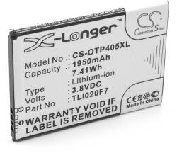 VHBW Mobiltelefon akkumulátor Alcatel TLI020F7-hez - 1950 mAh 3, 8 V Li-Ion (888100312)