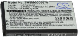 VHBW Babafigyelő elem Babymoov 1ICP6/34/50-hez - 1200 mAh 3, 7 V Li-Ion (889000670)