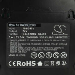 VHBW A kettős Töltő Alpina C24 Li-t, CG 24-et AlpinaPower Tool akkumulátorokhoz stb. Li-Ion 24 V (889002149)