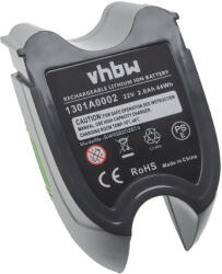 VHBW Akkumulátor Gtech 1301A0002-hez - 2000mAh, 22V, Li-Ion (888202618)