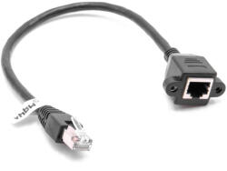 VHBW Cat6 RJ45 dugó - RJ45 aljzat hosszabbítókábel, 0, 3 m (888101009)