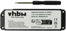 VHBW akkumulátor Bose 063404, 061386, 063287, 061385, 061834, 061384 Bose hangszórót - Li-Ion 2600 mAh (800117555)
