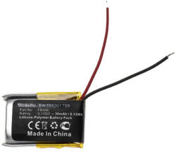 VHBW Fitbit FB406 Okosóra Elem - 36 mAh 3, 7 V Li-polimer (888201789)