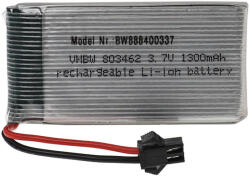 VHBW Modellkészítő eszköz akkumulátor - 1300 mAh 3, 7 V Li-polimer, SM-2P (888400337)