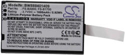 VHBW Modellkészítő eszköz akkumulátor Flysky FS-BA800, FS-B1700 típusokhoz - 1600 mAh 3, 7 V Li-polimer (888401409)