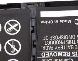 VHBW Notebook akkumulátor Dell 9077G, H5CKD, TXD0 - 3450 mAh 15 V Li-polymer (888203025)