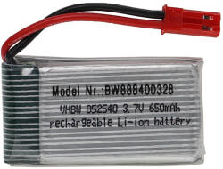 VHBW Modellkészítő eszköz akkumulátor - 650 mAh 3, 7 V Li-polimer, BEC (888400328)