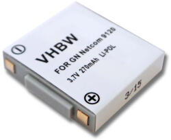 VHBW Vezeték nélküli fejhallgató akku a GN Netcom 2901-249, 14151-02, 14151-01 készülékekhez - 270 mAh 3, 7 V Li-polimer (800109588)