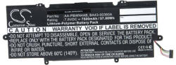 VHBW Notebook akkumulátor Samsung BA43-00360A, AA-PBWN4AB - 7500 mAh 7, 6 V Li-polimer (888202214)