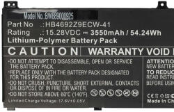 VHBW Honor HB4692Z9ECW-41 notebook akkumulátor - 3550 mAh 15, 28 V Li-polimer (889000925)