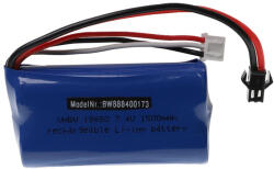 VHBW Modellkészítő eszköz akkumulátora UDI U12A / GT QS8019 modellhez - 1500 mAh 7, 4 V Li-Ion, SM-2P (888400173)
