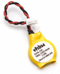 VHBW Számítógép BIOS akkumulátor 1207, 0108 - 40 mAh 3 V Li-Ion (800108330)