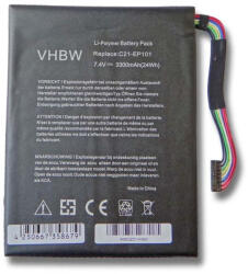 VHBW Notebook akkumulátor Asus C21-EP101, C21EP101 - 3300 mAh 7, 4 V Li-polimer, fekete (800105032)