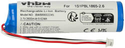 VHBW Babafigyelő elem a Philips 1S1PBL1865-2.6-hoz - 2600 mAh 3, 7 V Li-Ion (889002245)