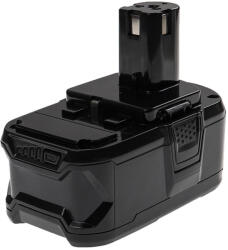 VHBW Elektromos kéziszerszámgép akkumulátor Ryobi BPL1815, ABP1803, ABP1801, BCP1817/2SM akkumulátort - 6000 mAh, 18 V, Li-Ion (888401002)