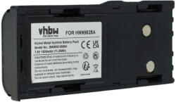 VHBW Motorola HNN8133C, HNN9628A, HNN8308A, HNN9628 rádióakku - 1500 mAh 7, 5 V NiMH + övcsipesz (800105564)