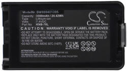 VHBW Rádió akku Kenwood KNB-57L, KNB-55L, KNB-56N, KNB-24L, KNB-35L - 3300 mAh 7, 4 V Li-Ion (888401395)